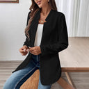 Minimalist Women's Structured Blazer Jacket