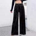 Chic Women's Pants with Elastic Waistband