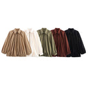 Women's Oversized Ruffle Blouse for Effortless Style