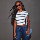High-Waisted Women's Flared Jeans with Frayed Hem