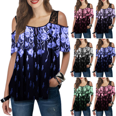 Floral Design Women's Blouse for All Occasions