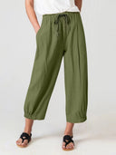 Stylish Summer Pants with Elastic Waistband