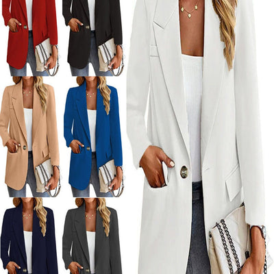 Chic Women's Blazer with Stylish Pockets