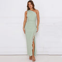 Asymmetrical Ruffle Maxi Dress for Women