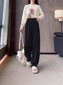 Chic Shiny Palazzo Pants for Women