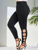 High Waist Cut-Out Leggings for Women