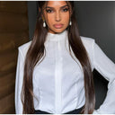 Chic Flowing Women's Blouse in Elegant Style