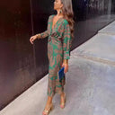 Floral Maxi Dress with Chic Wrap Design