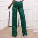 Chic Sequin-Embellished Women’s Trousers