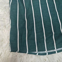 Stylish Vertical Striped Women's Blouse with Pocket