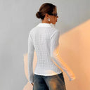 Stylish Women's Structured Blouse in Versatile Fabrics