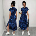 Animal Print Maxi Dress for Women