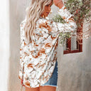 Floral Pattern Women's Blouse for Stylish Days