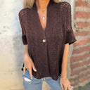 Stylish Women's Knit Blouse for Everyday Wear