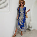 Boho Chic Summer Dress with Unique Pattern