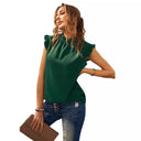 Stylish Women's Blouse with Ruffles