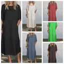 Stylish Women's Maxi Dress with Pockets