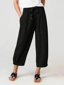 Stylish Summer Pants with Elastic Waistband