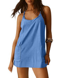 Chic Women's Tank Dress with Handy Side Pockets