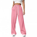 Stylish Women's Wide-Leg Leisure Pants with Elastic Waist