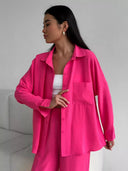 Chic Women's Blouse in Airy Fabric