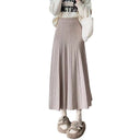 Chic High-Waisted Pleated Maxi Skirt for Women