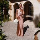 Chic V-Neck Maxi Dress for Women