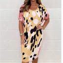Women's Patterned Jersey Dress for Trendy Style