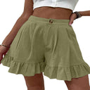Chic Ruffle Shorts for Women