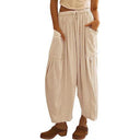 Stylish Women's Harem Pants with Side Pockets