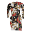 Artistic Women’s Form-Fitting Dress