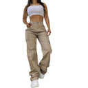 Modern Women's Cargo Pants with Functional Pockets