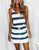 Chic Summer Dress with Pencil Waist and Handy Pockets