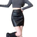 Chic Mini Skirt with Asymmetrical Hem for Women