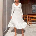 Chic Pleated Wrap Dress for Women