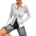 Stylish Women's Structured Blouse in Versatile Fabrics
