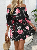Floral Bohemian Dress for Women