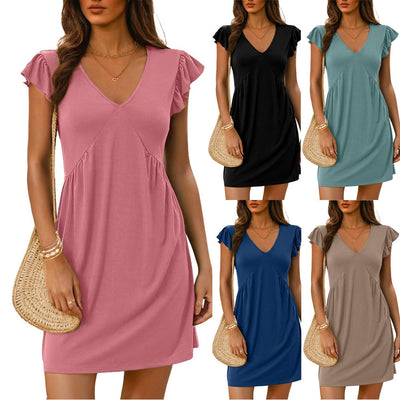 Women's Ruffled Summer Maxi Dress