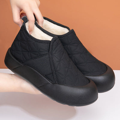 Fleece-Lined Women's Slip-On Footwear