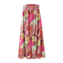 Floral Print Maxi Skirt for Women