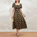 Floral Print Women's Dress - Stylish Design