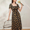 Floral Print Women's Dress - Stylish Design