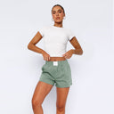 Stylish Striped Cotton Shorts for Women