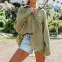 One-Shoulder Women's Blouse in Relaxed Style