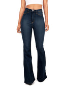 Chic Women's High-Waisted Bootcut Jeans