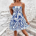 Women's Flowy Mini Dress with Ruffled Hem
