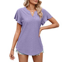 Women's Lace Pattern Airy Blouse Shirt