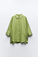 Stylish Women's Linen Blouse with Chic Design