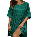 Sequined Mini Dress for Women's Night Out