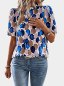 Chic Women's Blouse with Trendy Patterns